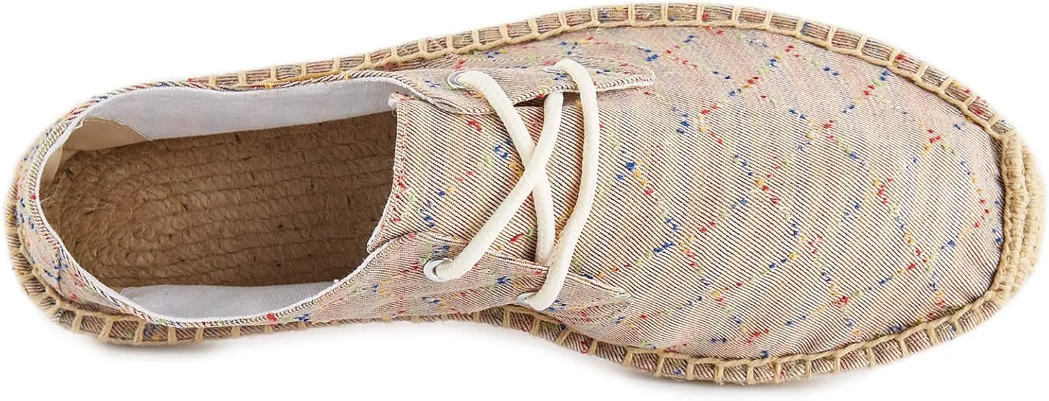 Alexis Leroy Lace Up Unisex Adults Espadrilles…