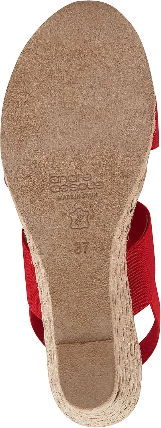 André Assous Women's Allison Espadrille Open Toe Wedge Sandal