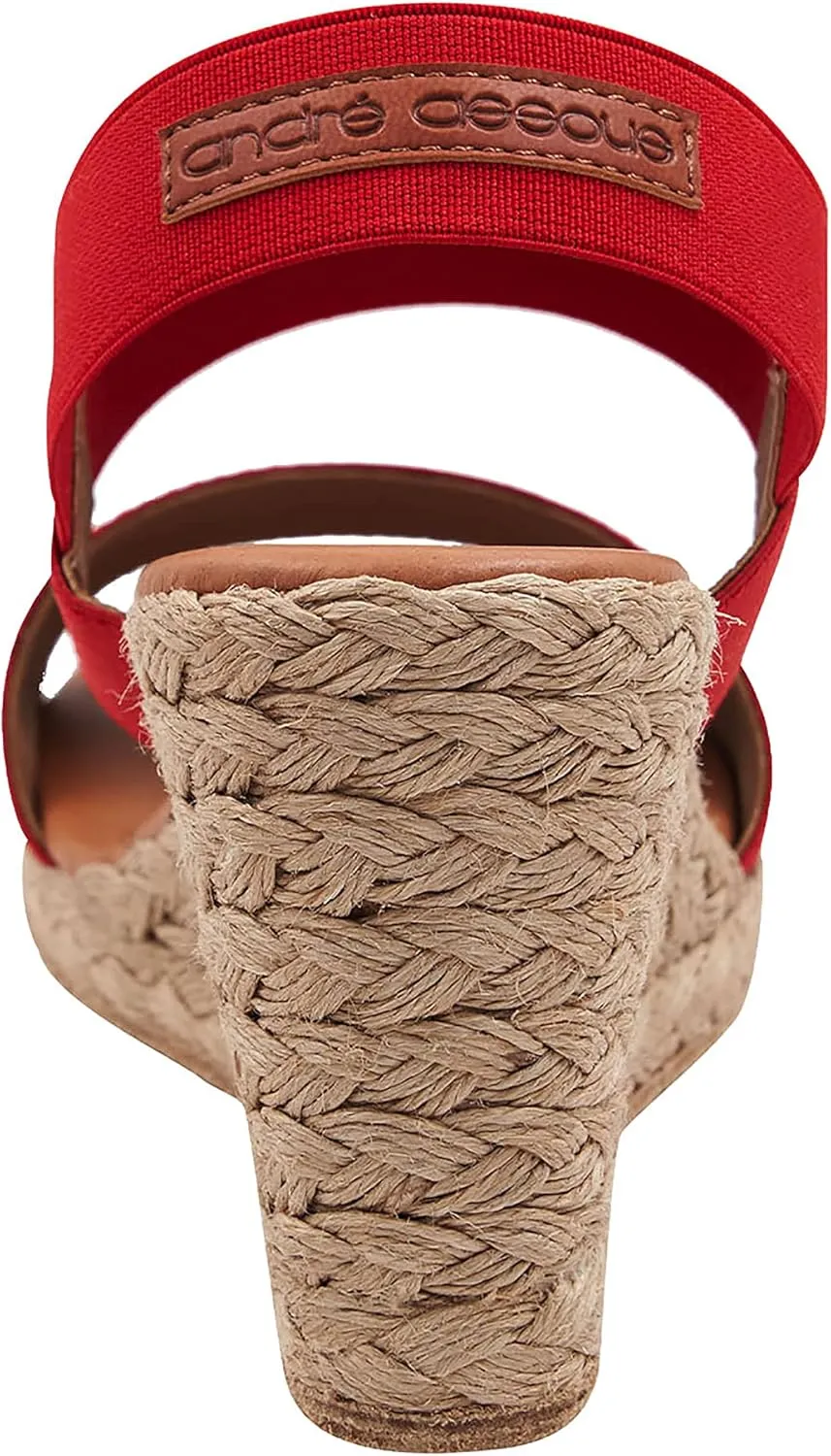 André Assous Women's Allison Espadrille Open Toe Wedge Sandal