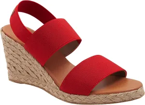 André Assous Women's Allison Espadrille Open Toe Wedge Sandal