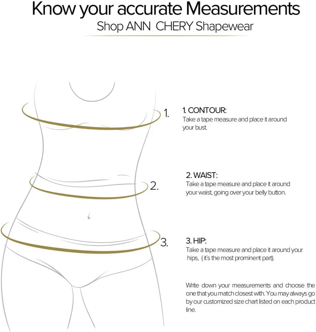 Ann Chery 2021 Latex Waist Trainer for Women |3 Hook Body Shaper|High Compression Colombian Waist Cincher |Daily & Sports Use
