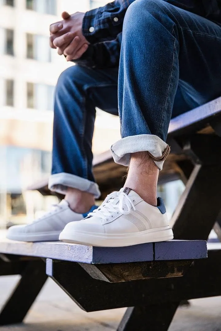 Ben Sherman Hardie Dress Tennis Shoes for Men - Men's Fashion Sneakers - Lightweight Casual Shoes, Classic Look with Comfortable Foot Pad for Everyday Shoe