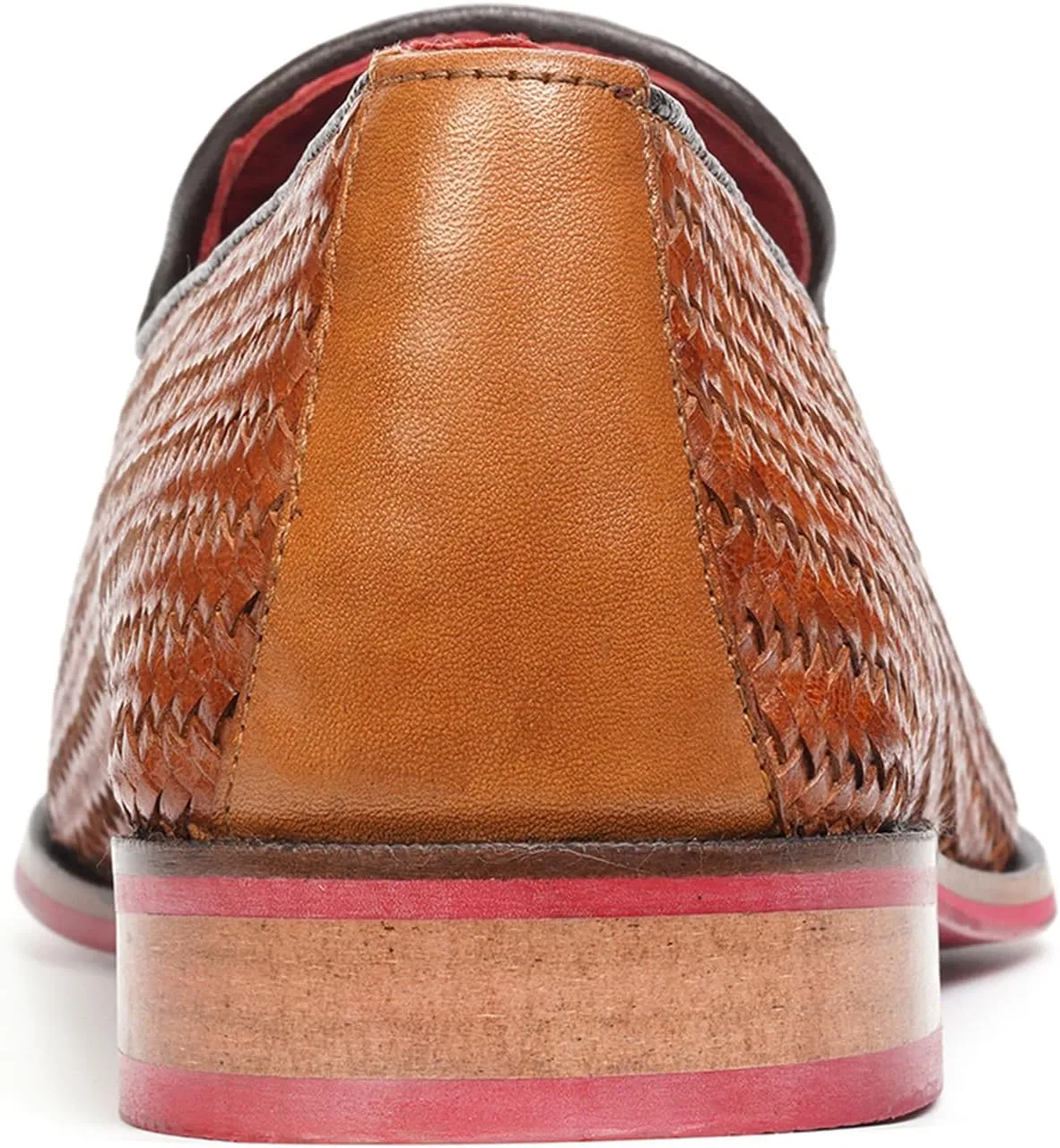 Carlos Santana Gibson Weave Loafer for Men | Calfskin Leather Upper | Ortholite® Footbed & Lightweight Rubber Outsole