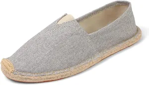 Closed Toe Canvas Slip on Flat Espadrilles Loafers for Men and Women