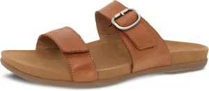 Dansko Justine Adjustable Sandal for Women - Leather Linings and Uppers for All-Day Comfort - Dual-Density EVA Footbed and Lightweight Rubber Outsole for Long-Lasting Wear
