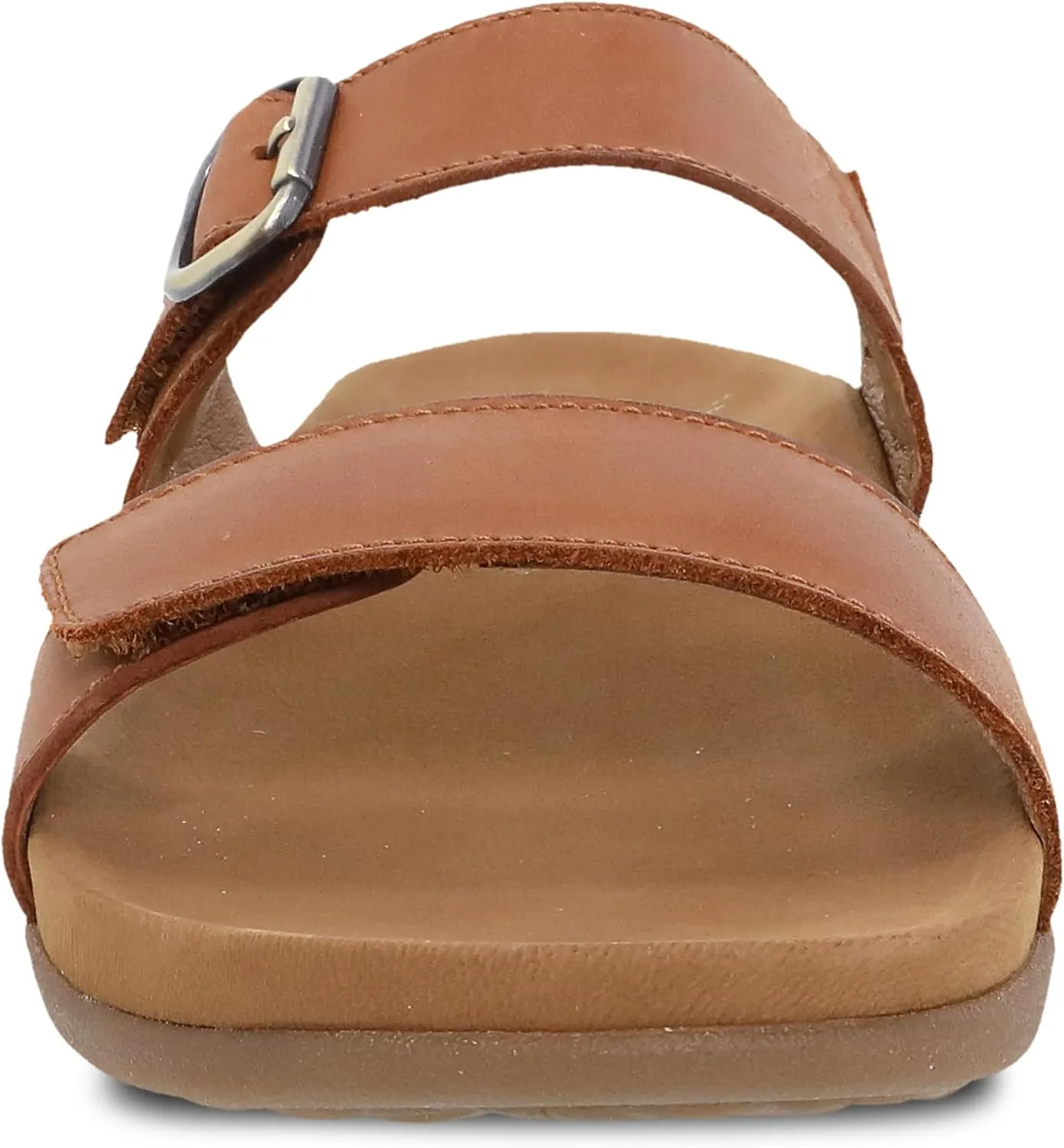 Dansko Justine Adjustable Sandal for Women - Leather Linings and Uppers for All-Day Comfort - Dual-Density EVA Footbed and Lightweight Rubber Outsole for Long-Lasting Wear