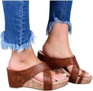 Eduavar Sandals for Women Dressy Summer, Women's Sandals Dressy Summer Beach Sandals Lace Trim Ring Toe Floral Flat Sandals