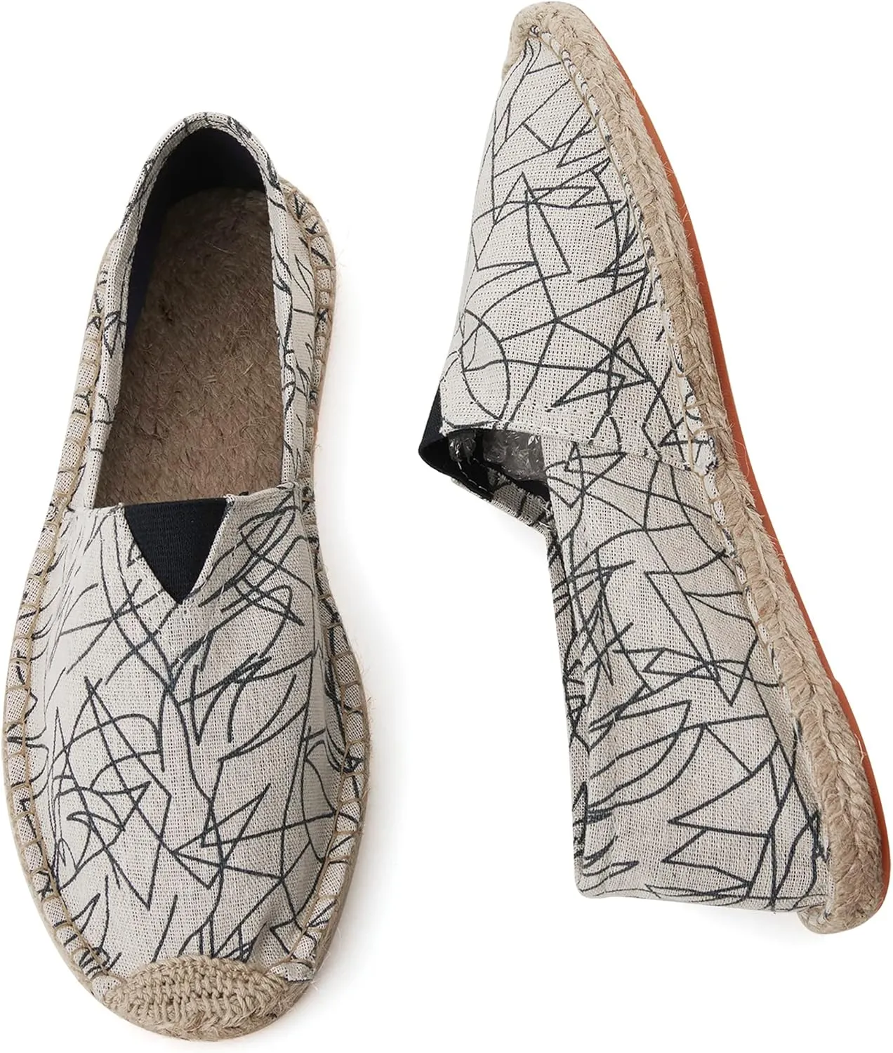 Espadrilles for Men with Flat Slip-on Fashion Casual Classic Canvas