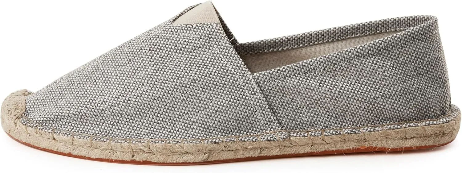 Espadrilles for Men with Flat Slip-on Fashion Casual Classic Canvas