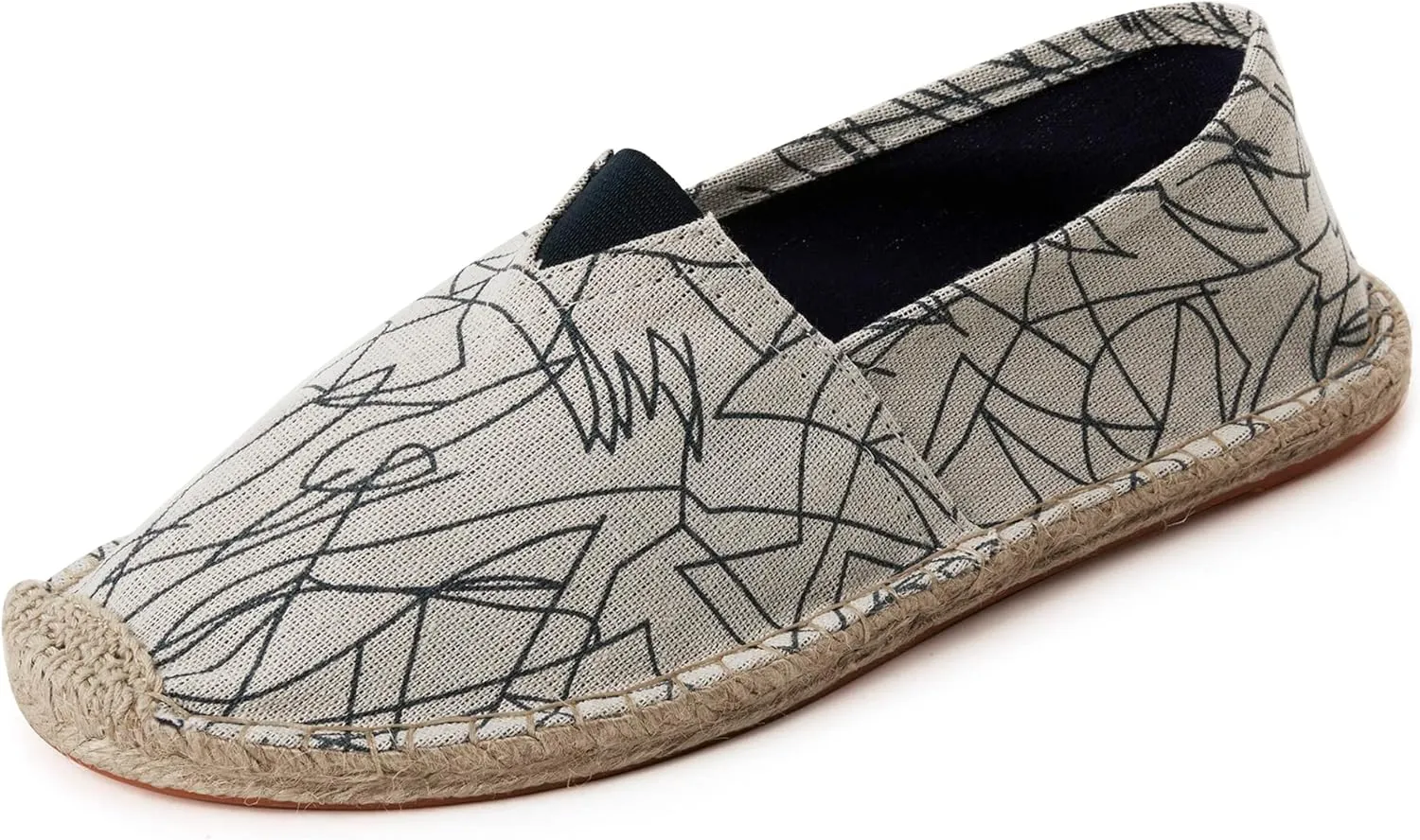 Espadrilles for Men with Flat Slip-on Fashion Casual Classic Canvas