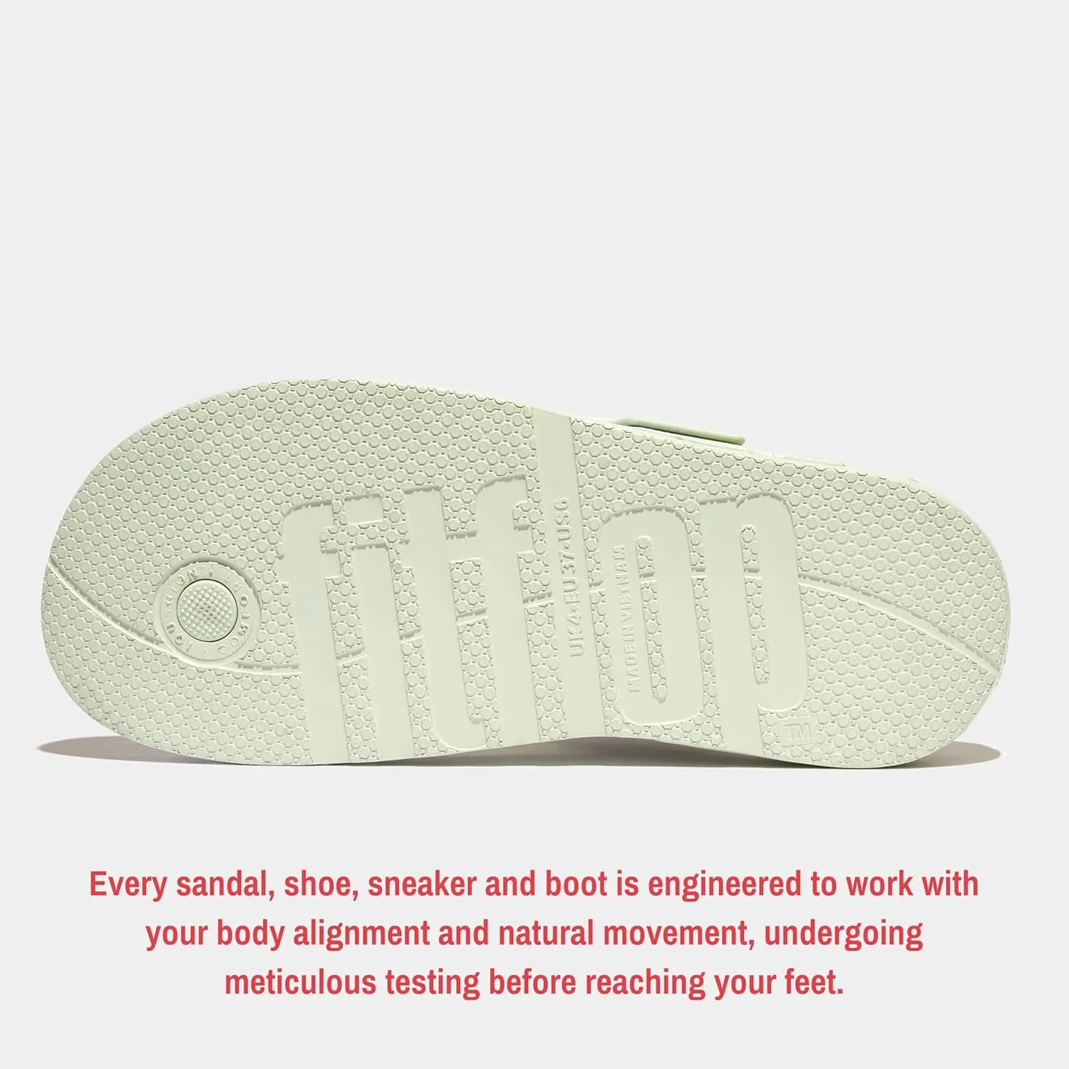 FitFlop Women's Iqushion Iridescent Adjustable Buckle Flip-Flops Wedge Sandal