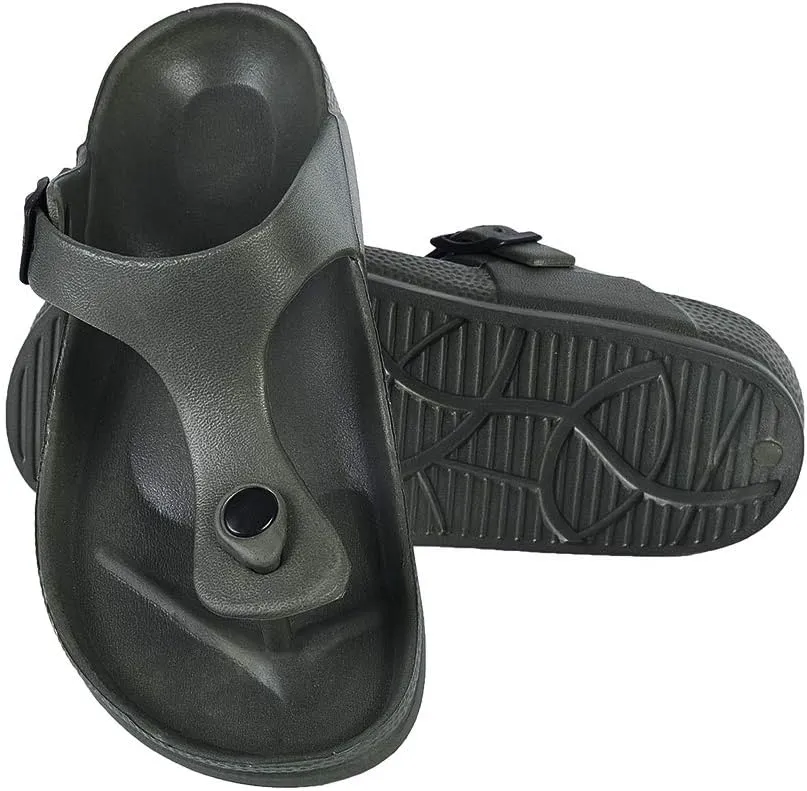 FUNKYMONKEY EVA Flip Flops Waterproof Adjustable Thong Sandals for Mens and Womens