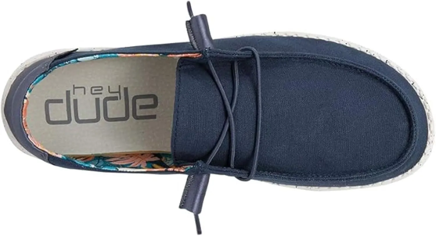 Hey Dude Women's Wendy Chambray Lace-Up Loafer