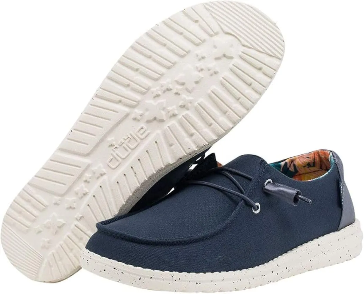 Hey Dude Women's Wendy Chambray Lace-Up Loafer