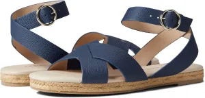 Jack Rogers Womens Sloane Leather Ankle Strap Espadrilles