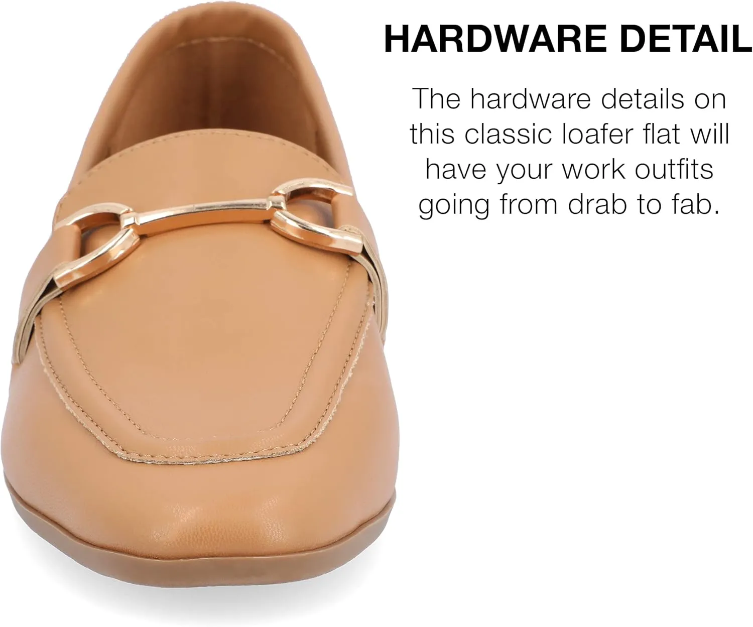 Journee Collection Womens Mizza Faux Leather Slip On Loafers