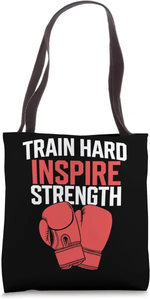 Kickboxing Trainer Intense Fitness Self-Defense Martial Arts Tote Bag