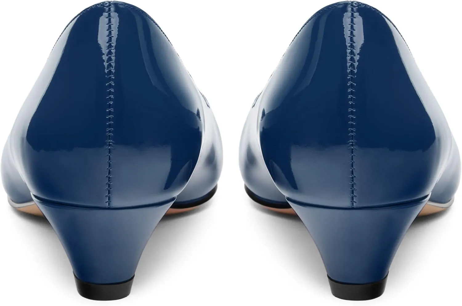 Low Heel Kitten Heel Shoes for Women. The Small Square Shaped Toe Cap is Classic and Fashionable, and They are Suitable for Various Occasions. 1.4 inches