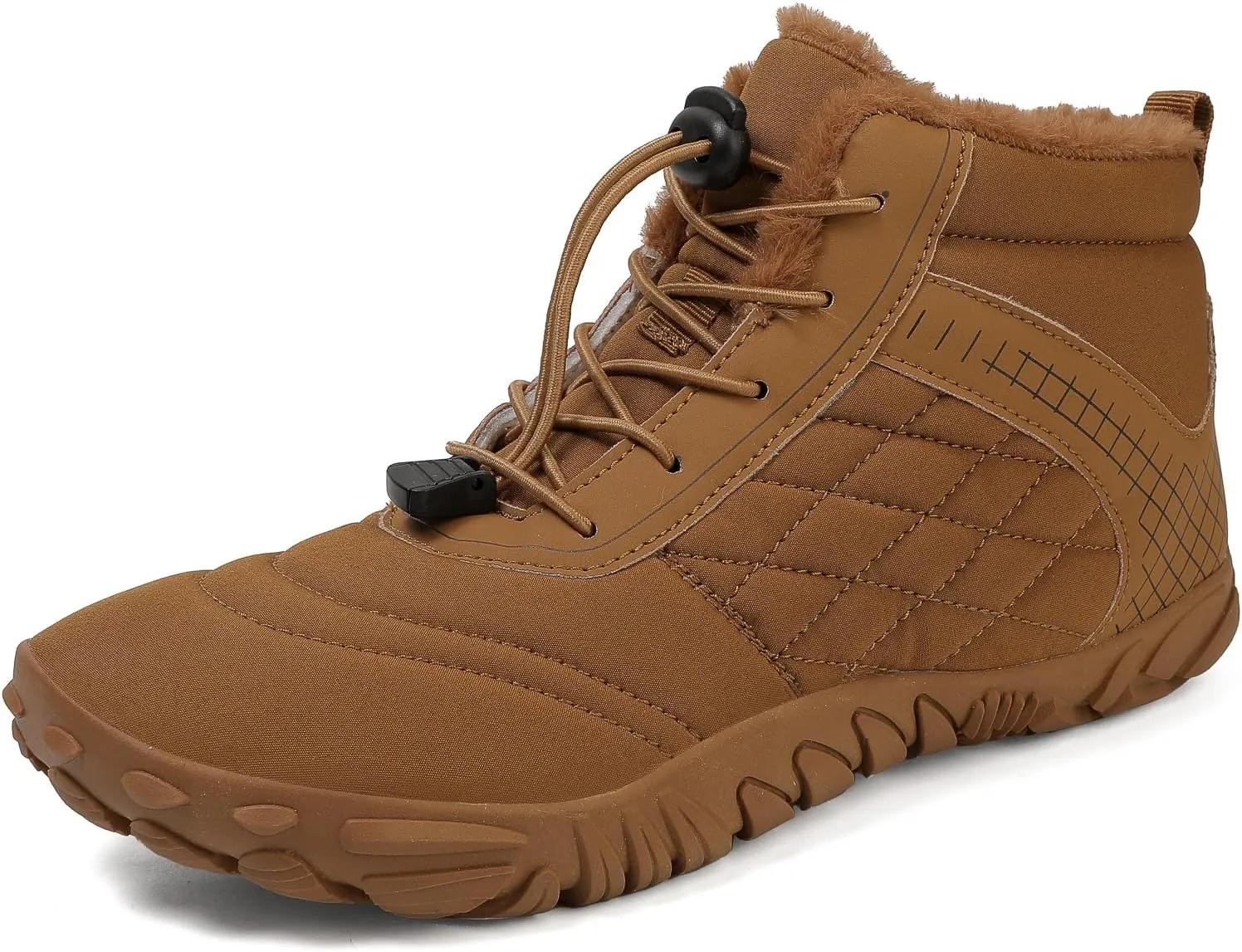 Mens Wide Shoes Toe Box Winter Cross Trainer Minimalist Anti Skid Shoes for Women Cotton Boots Sneakers Outdoor Ankle Boots Brown Black Green White