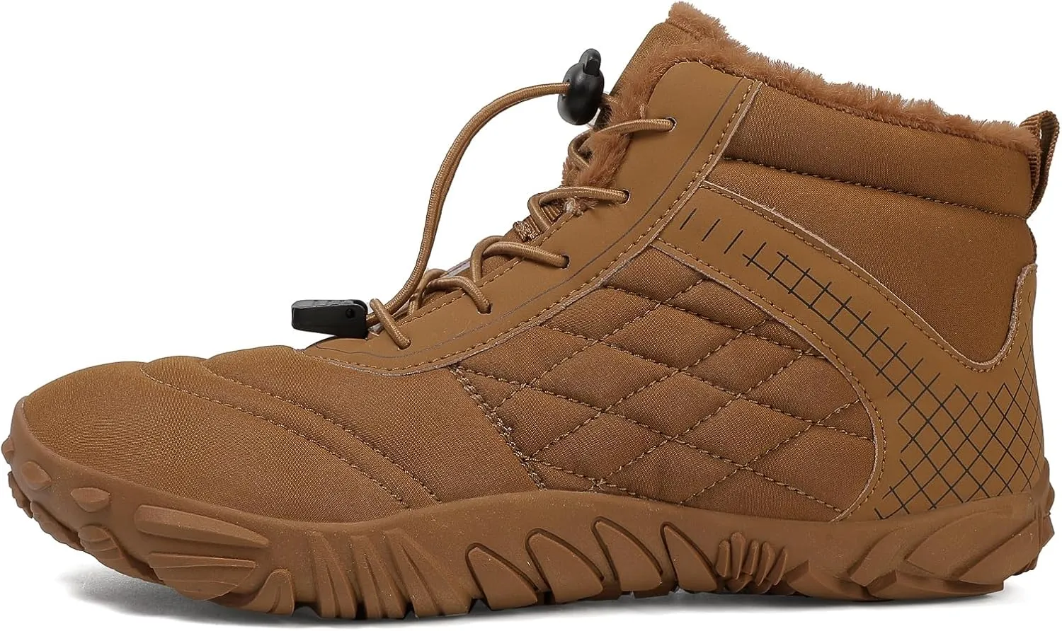Mens Wide Shoes Toe Box Winter Cross Trainer Minimalist Anti Skid Shoes for Women Cotton Boots Sneakers Outdoor Ankle Boots Brown Black Green White