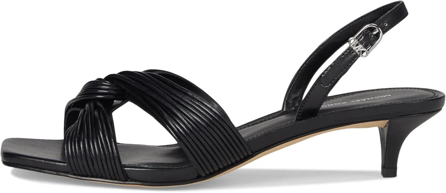 Michael Kors Women's Alessia Kitten Sandal Heeled