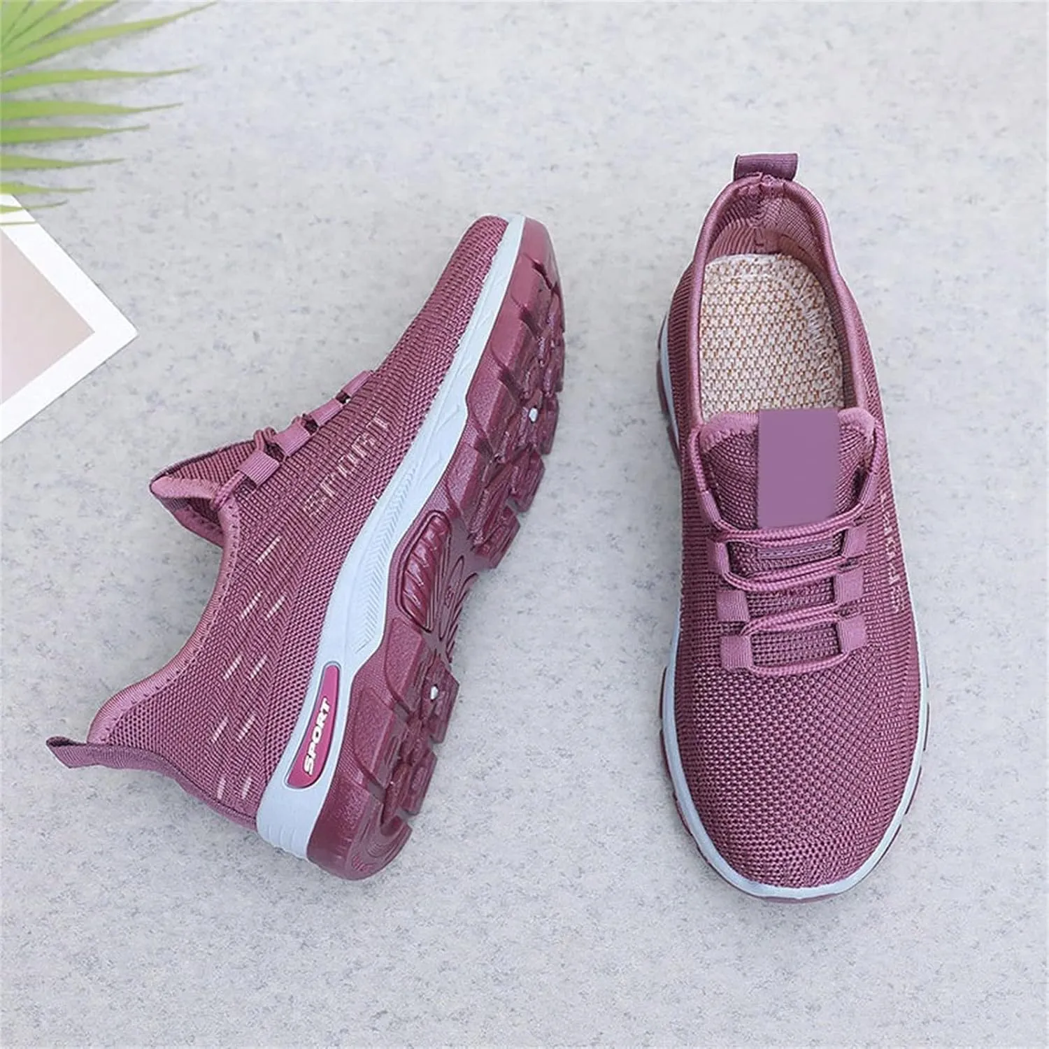 Orthopedic Shoes Arch Support Wide Toe Box Sneakers Slip On Mesh Breathable Walking Sneakers Non-Slip Gym Tennis Athletic Workout Trainer Comfortable Diabetes Shoes