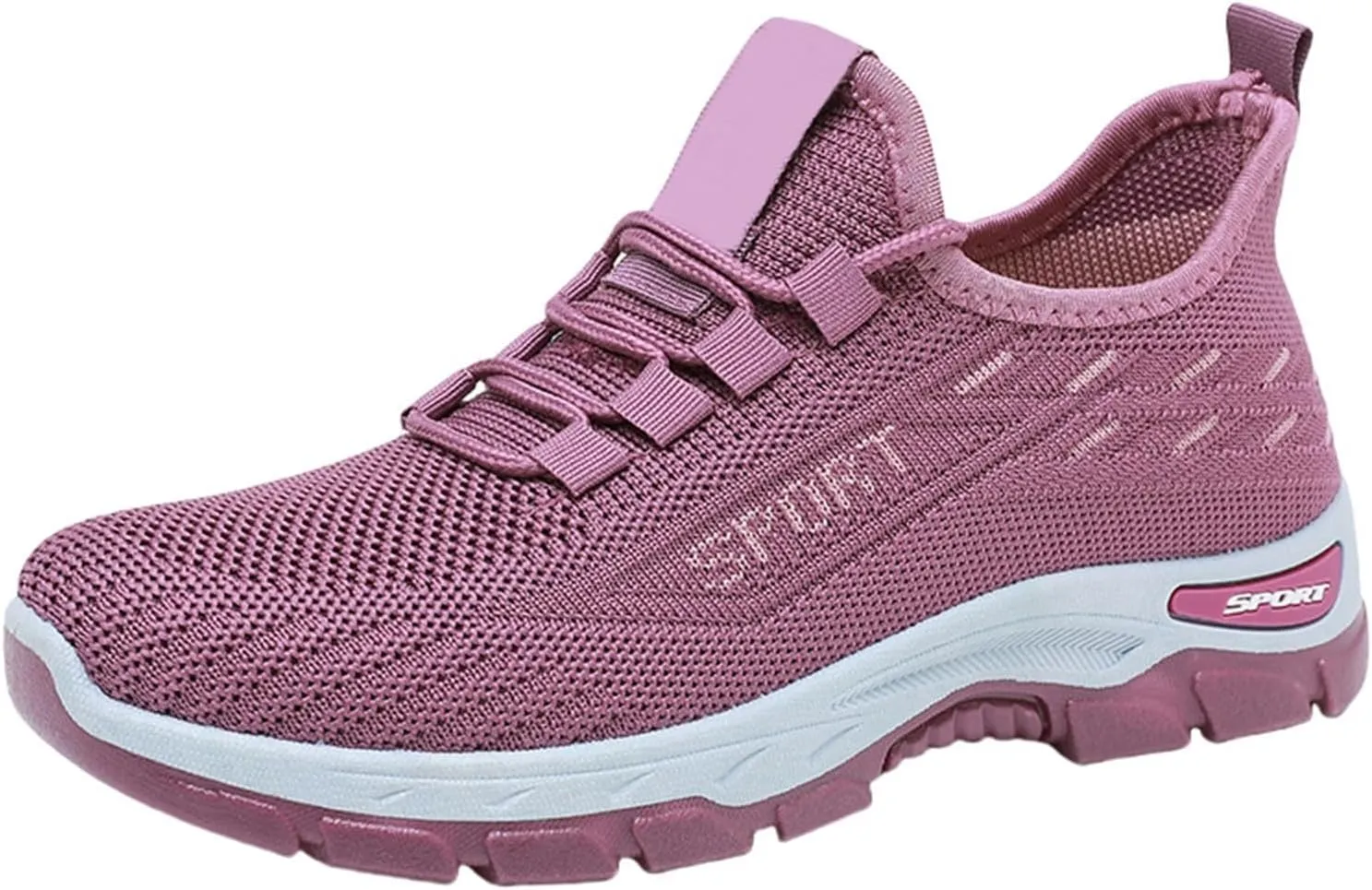 Orthopedic Shoes Arch Support Wide Toe Box Sneakers Slip On Mesh Breathable Walking Sneakers Non-Slip Gym Tennis Athletic Workout Trainer Comfortable Diabetes Shoes