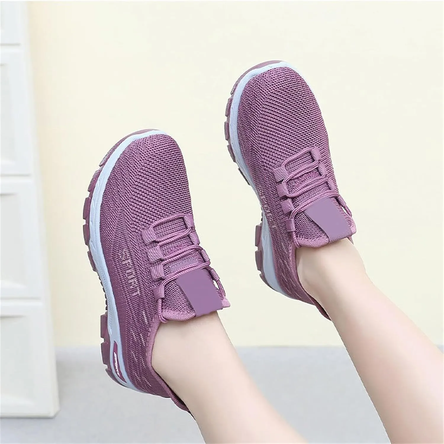 Orthopedic Shoes Arch Support Wide Toe Box Sneakers Slip On Mesh Breathable Walking Sneakers Non-Slip Gym Tennis Athletic Workout Trainer Comfortable Diabetes Shoes