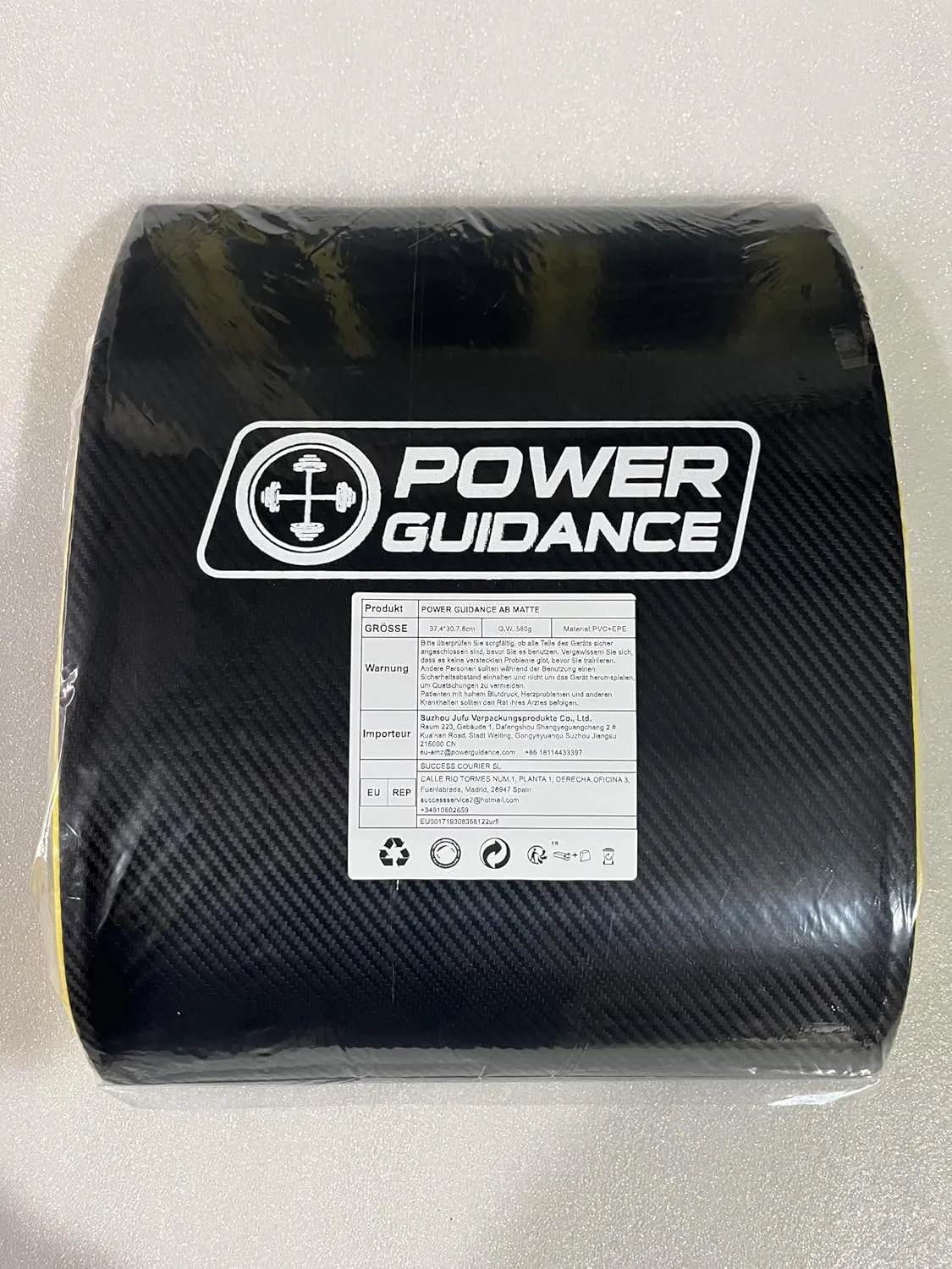 POWER GUIDANCE Ab Exercise Mat - Sit Up Pad - Abdominal & Core Trainer Mat for Full Range of Motion Ab Workouts