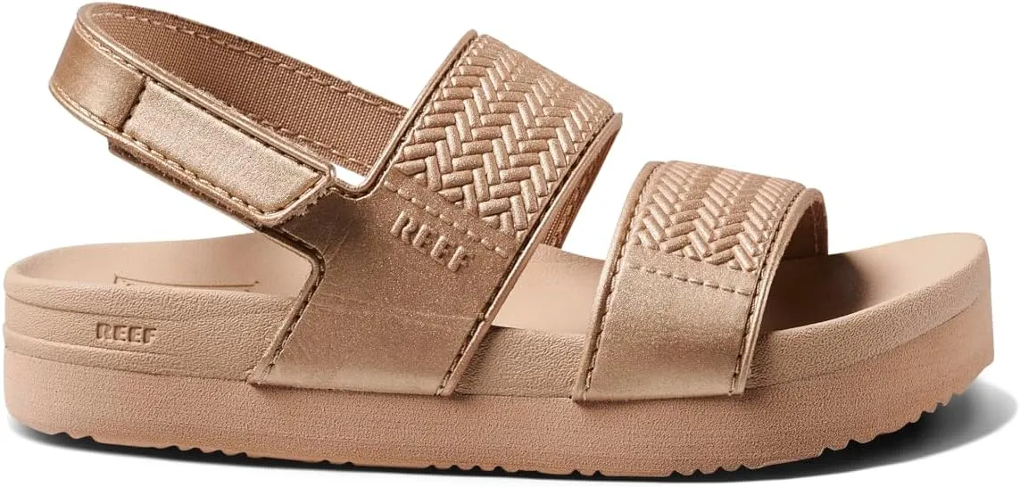 REEF Kids' Water Vista Platform Sandal, Water Friendly, Adjustable Velcro Strap