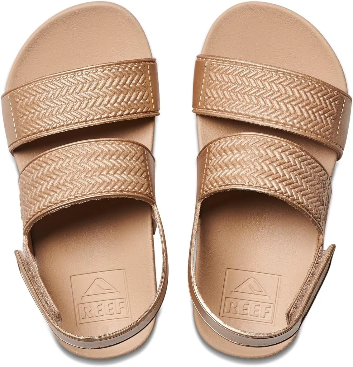 REEF Kids' Water Vista Platform Sandal, Water Friendly, Adjustable Velcro Strap