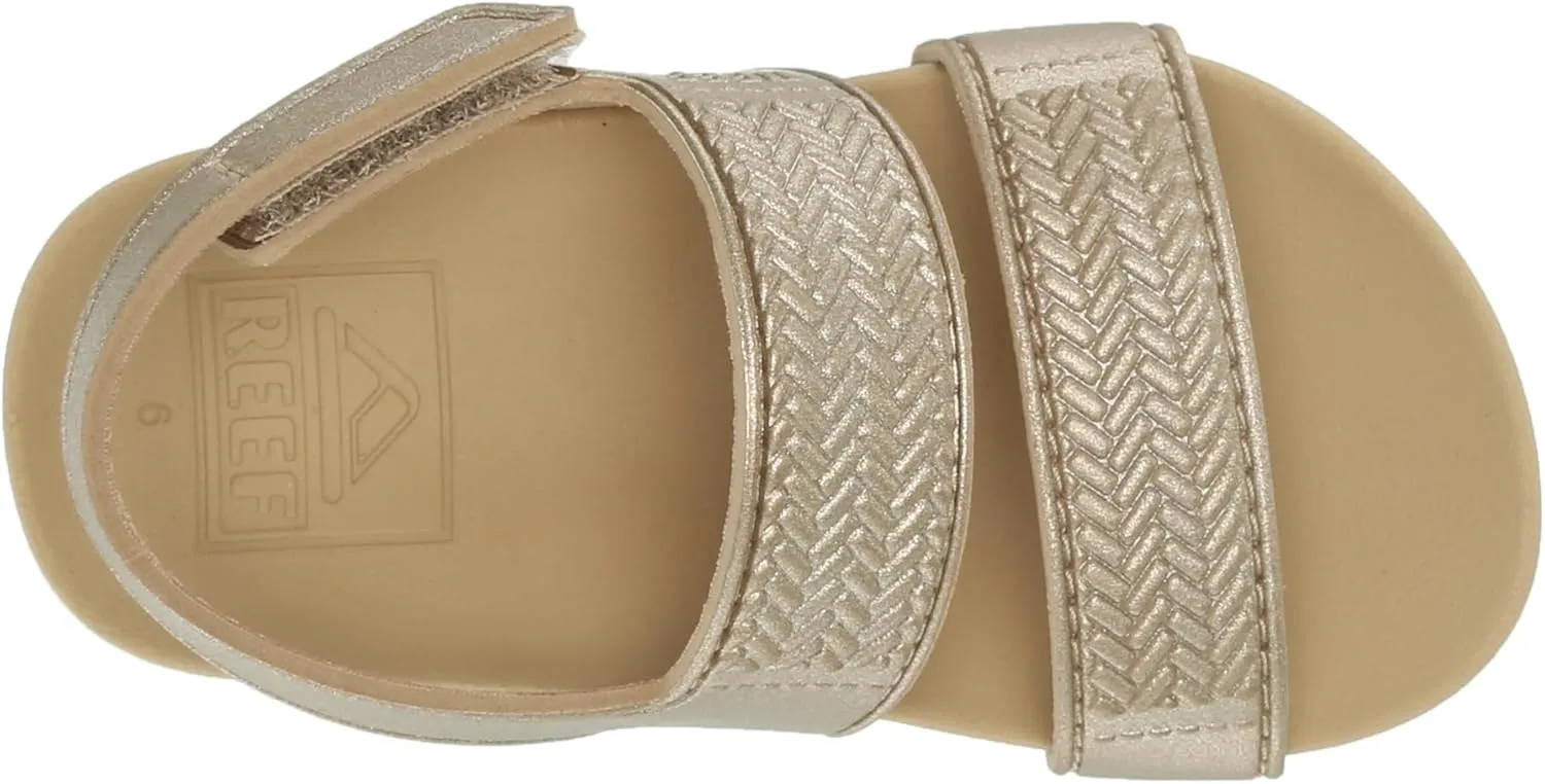 REEF Toddler/Little Kid Water Vista Platform Sandal, Water Friendly, Adjustable Velcro Strap