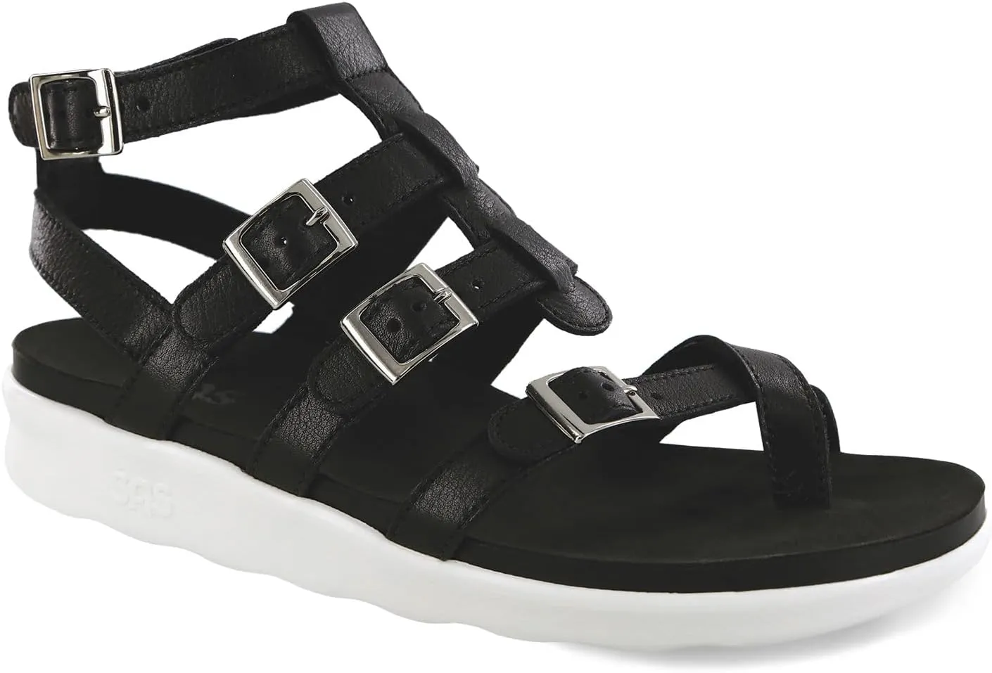 SAS Women's Aria Comfort Gladiator Sandal Flat