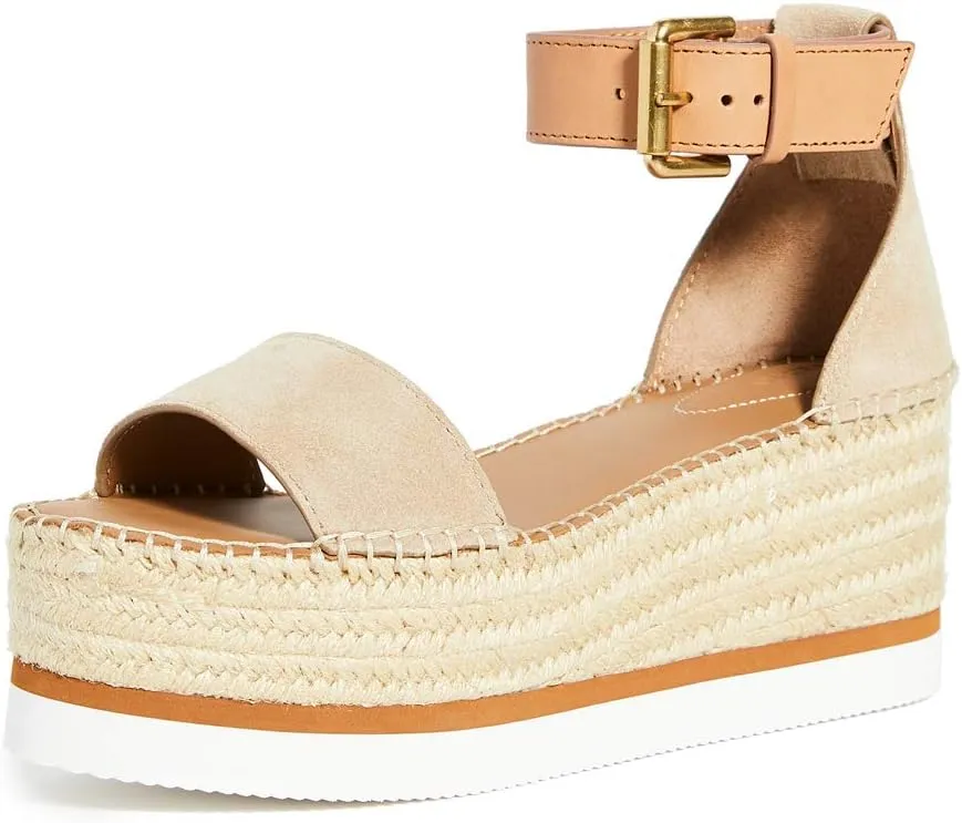 SEE BY Chloé Women's Glyn Flatform Espadrilles