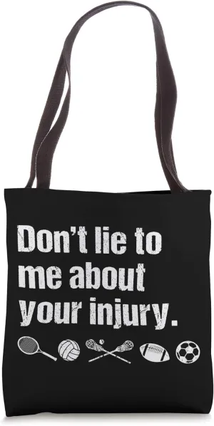 Sports Medicine Athletic Trainer Gift High School Tote Bag