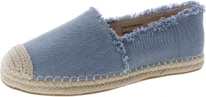 Steve Madden Womens Taboo Denim Slip On Espadrilles