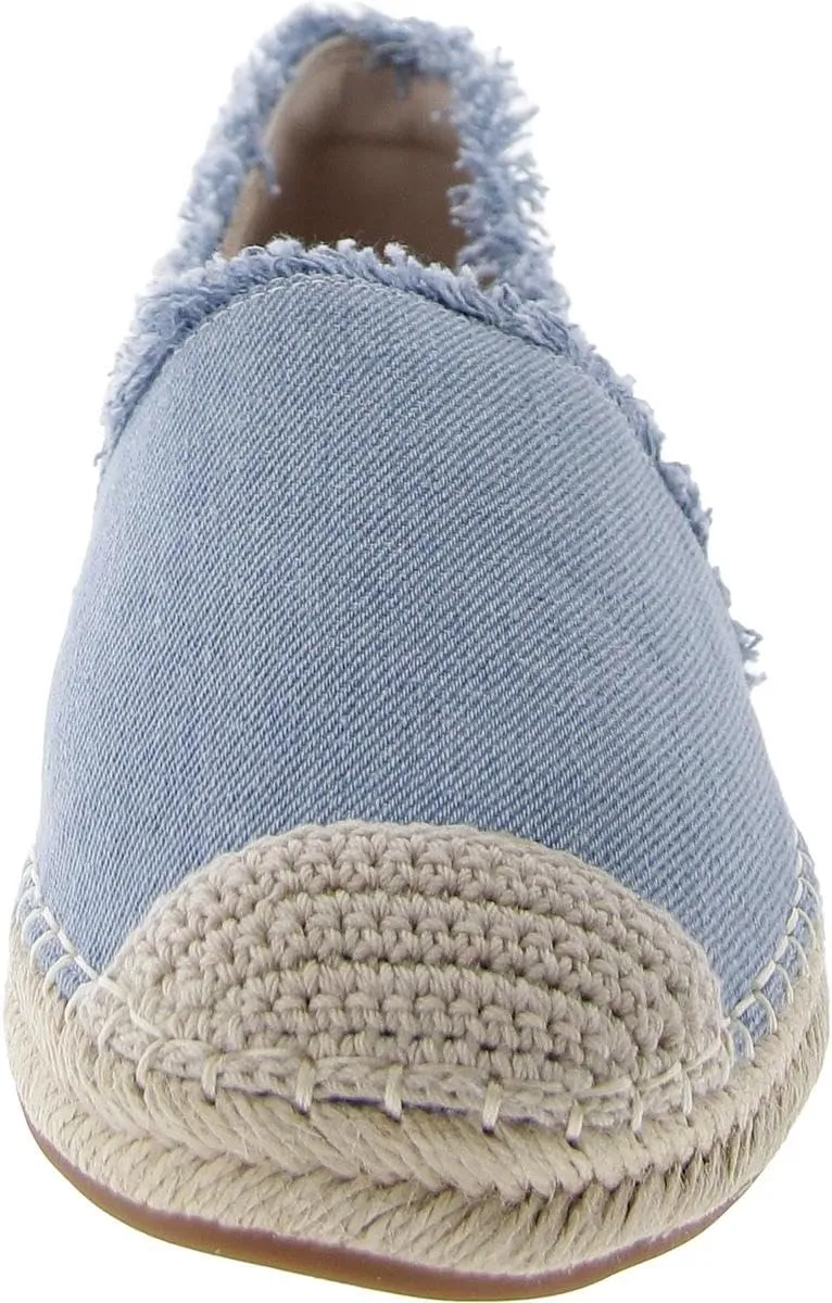 Steve Madden Womens Taboo Denim Slip On Espadrilles
