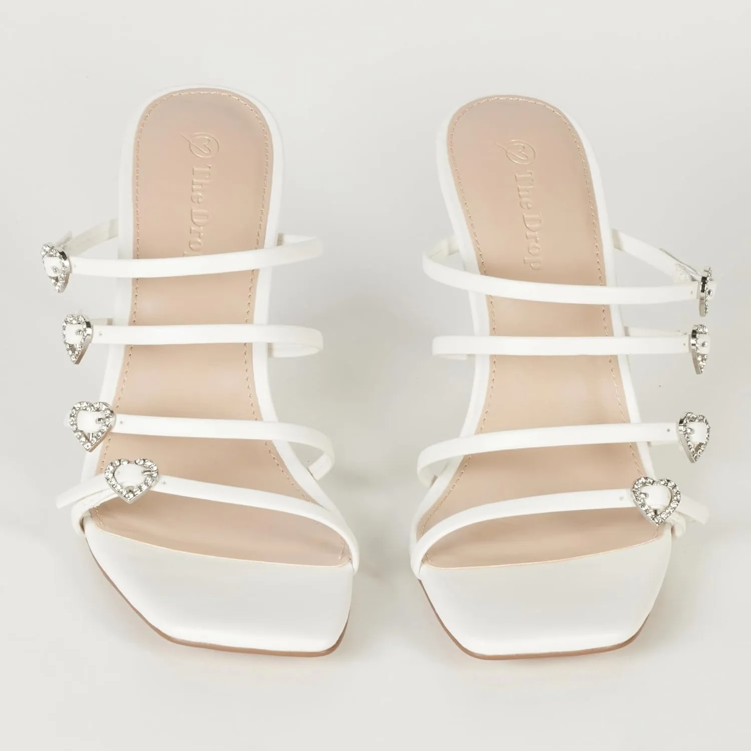 The Drop Women's Naomi Strappy Buckle Heeled Sandal