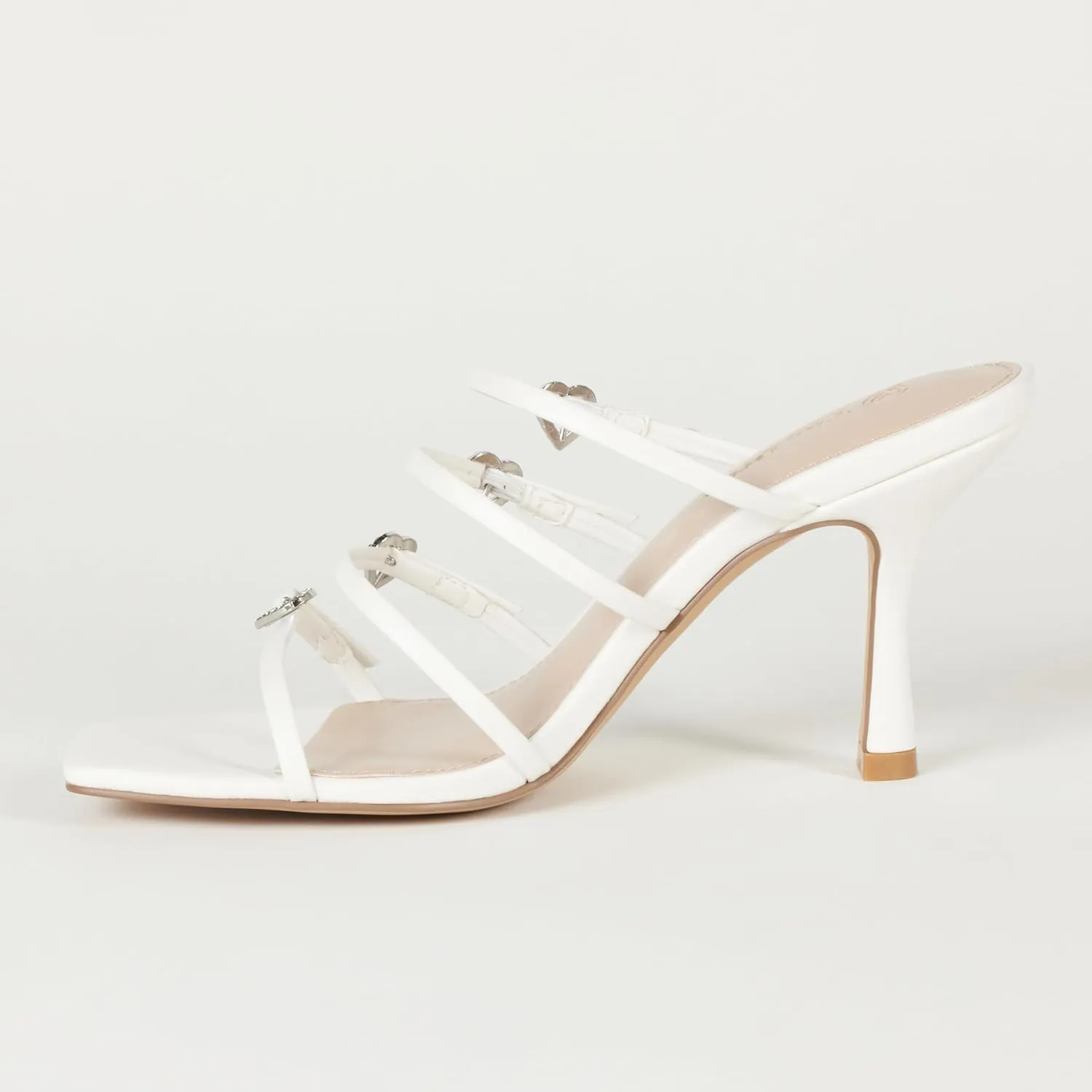 The Drop Women's Naomi Strappy Buckle Heeled Sandal
