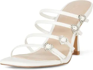 The Drop Women's Naomi Strappy Buckle Heeled Sandal