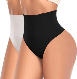 Tummy Control Thong Shapewear for Women High Waist Shaping Underwear Seamless Body Shaper Panties Girdle
