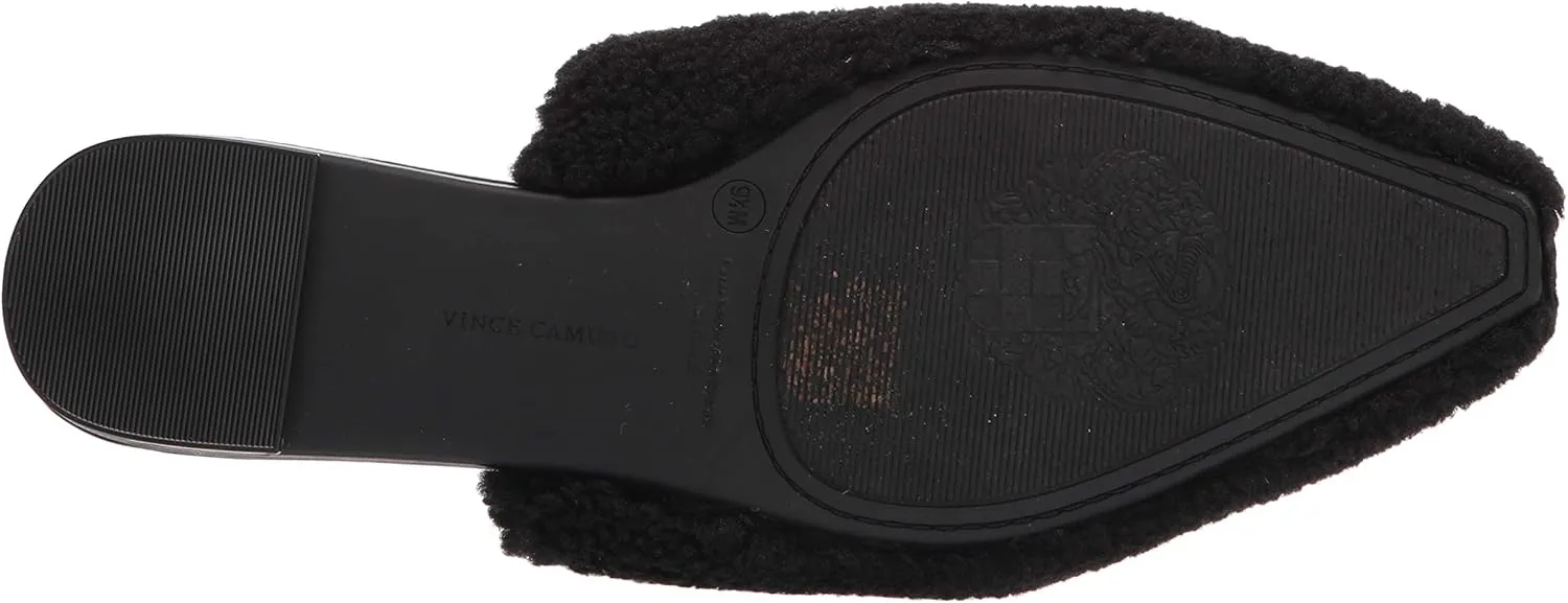 Vince Camuto Women's Footwear Vameera Faux Shearling Slip-on Mule