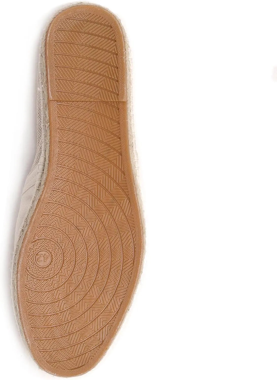VOLIRIN & KAMMV Closed Toe Comfortable Canvas Slip on Flat Espadrilles for Men