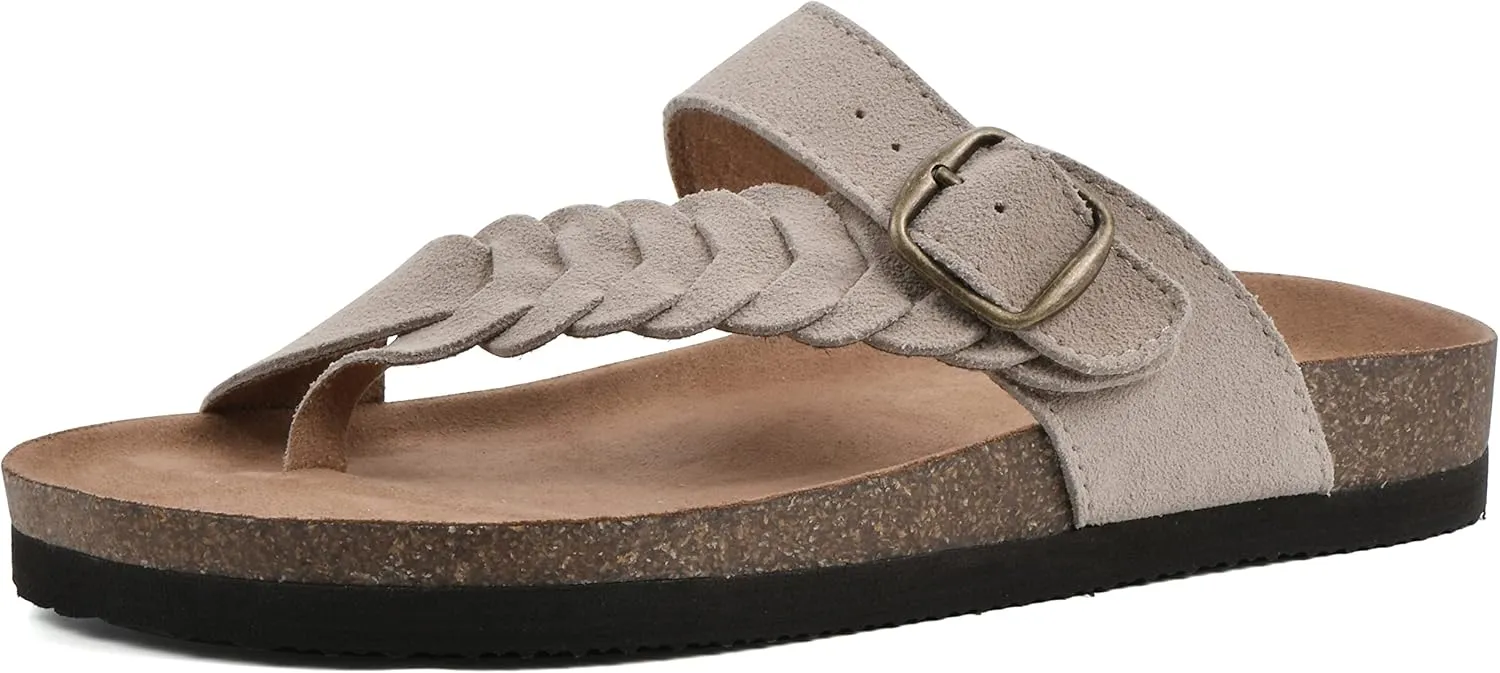 WHITE MOUNTAIN Women's Happier Footbed Sandal