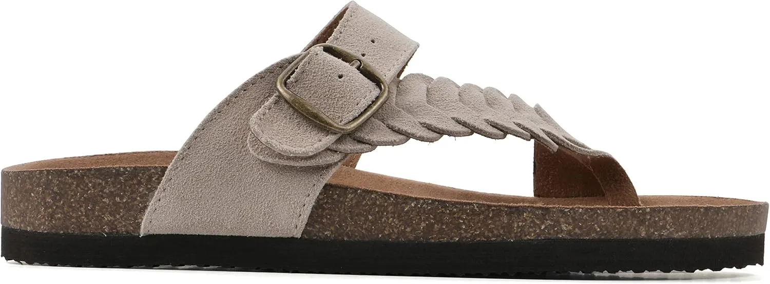 WHITE MOUNTAIN Women's Happier Footbed Sandal