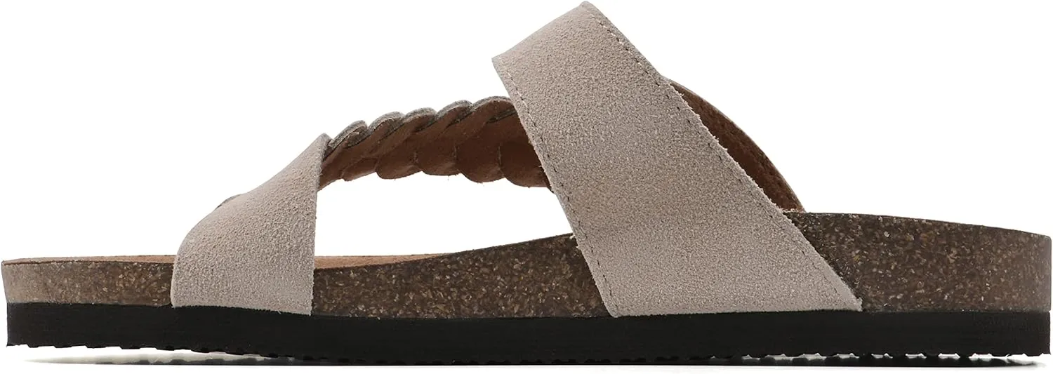 WHITE MOUNTAIN Women's Happier Footbed Sandal
