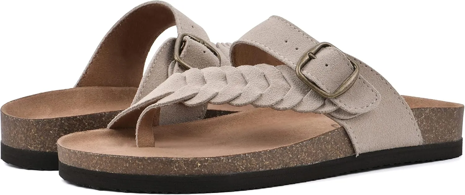 WHITE MOUNTAIN Women's Happier Footbed Sandal