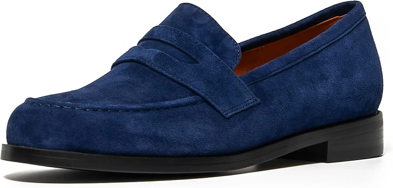 Women's Classic Flat Suede Penny Loafer
