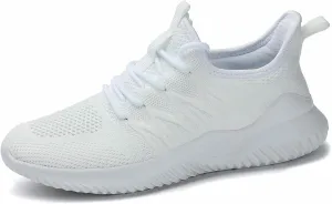 Women's Ladies Tennis Shoes Running Walking Sneakers Work Casual Comfor Lightweight Non-Slip Gym Trainers
