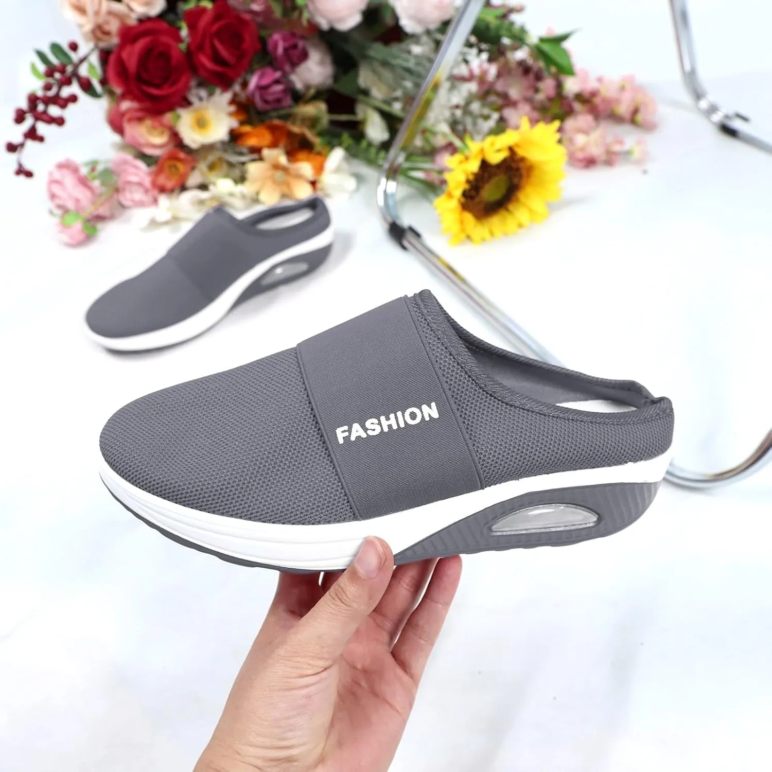 Women's Slip-On Orthopedic Arch Support Backless Mens Casual Shoes Fashion Dressy Casual Shoes Men's Fashion Sneakers Tennis Shoe Trainers Shoe